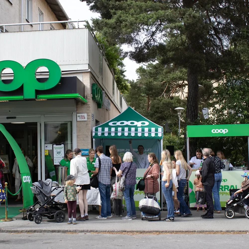 Eventpersonal för coop medlemsdagar